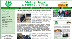 Desktop Screenshot of abilitydogs4yp.org.uk