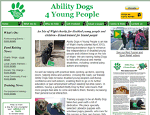 Tablet Screenshot of abilitydogs4yp.org.uk